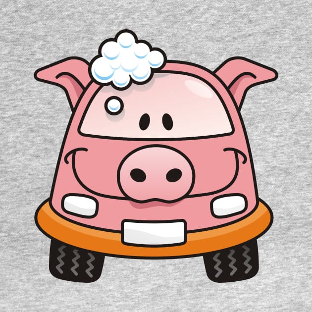 Car Wash Pig by sifis